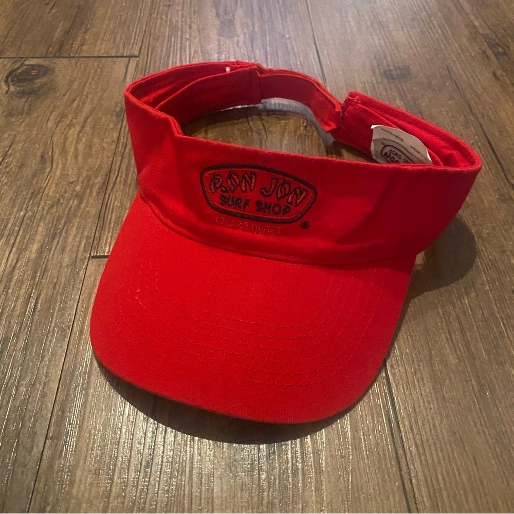 Ron Jon adult Red Surf Shop Visor